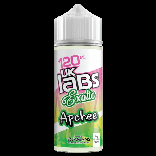 APCHEE E LIQUID BY UK LABS - EXOTIC 100ML 70VG