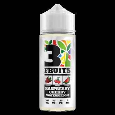 RASPBERRY CHERRY WATERMELON E LIQUID BY 3 FRUITS 100ML 70VG