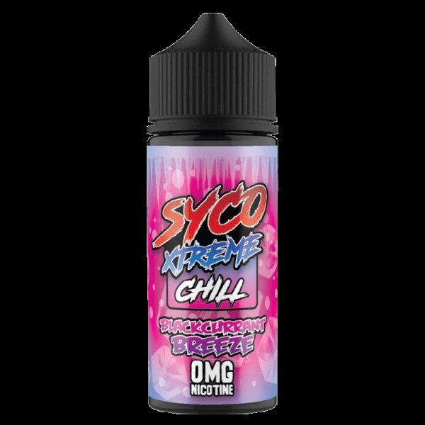 BLACKCURRANT BREEZE E LIQUID BY SYCO XTREME CHILL 100ML 80VG