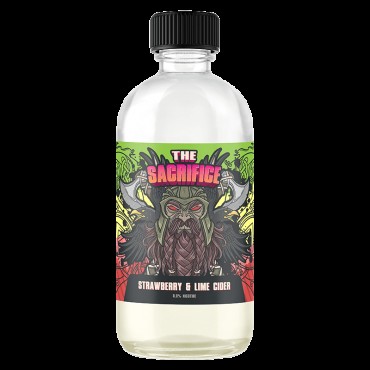 STRAWBERRY LIME CIDER E LIQUID BY THE SACRIFICE 200ML 70VG