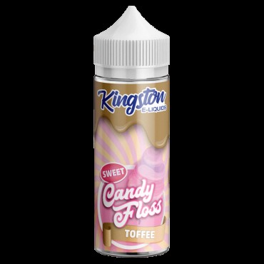 TOFFEE E LIQUID KINGSTON CANDY FLOSS 100ML 70VG