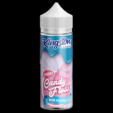 BLUE RASPBERRY E LIQUID KINGSTON CANDY FLOSS 100ML 70VG