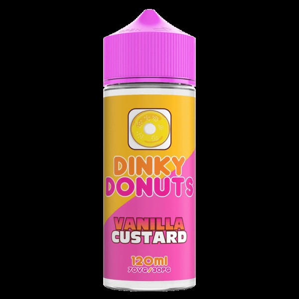 VANILLA CUSTARD E LIQUID BY DINKY DONUT 100ML 70VG