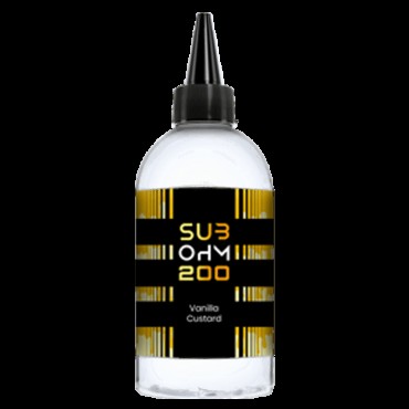 VANILLA CUSTARD E LIQUID BY SUB OHM 200 200ML 70VG