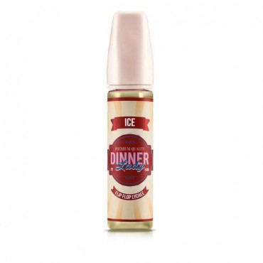 FLIP FLOP LYCHEE ICE E LIQUID BY DINNER LADY - ICE 50ML 70VG