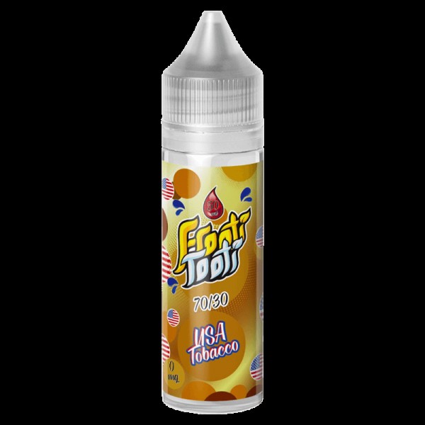 USA TOBACCO E LIQUID BY FROOTI TOOTI 50ML 70VG