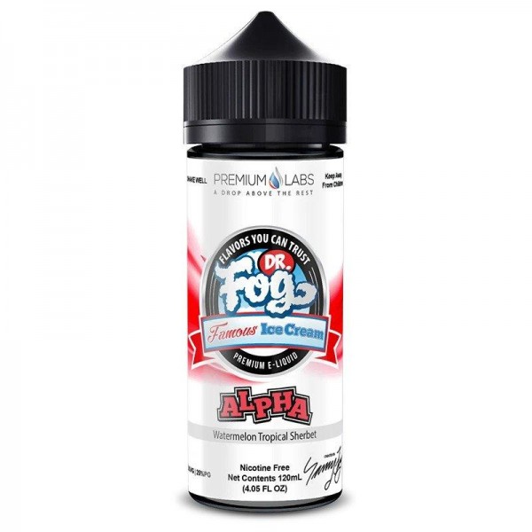 ALPHA FAMOUS ICECREAM E LIQUID BY DR FOG 100ML 75VG