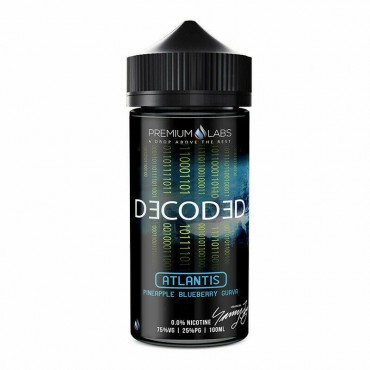 ATLANTIS E LIQUID BY DECODED - PREMIUM LABS 100ML 75VG