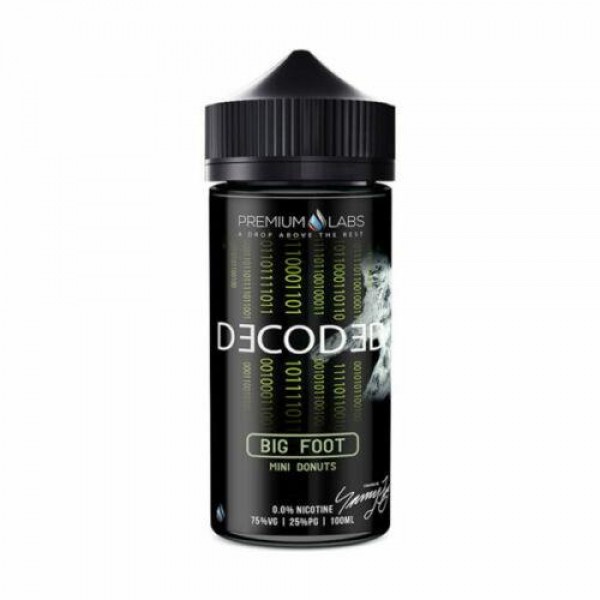 BIG FOOT  E LIQUID BY DECODED - PREMIUM LABS 100ML 75VG