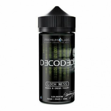 LOCH NESS E LIQUID BY DECODED - PREMIUM LABS 100ML 75VG