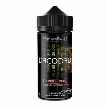 RONGORONGO E LIQUID BY DECODED - PREMIUM LABS 100ML 75VG