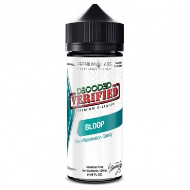 BLOOP E LIQUID BY DECODED VERIFIED - PREMIUM LABS 100ML 75VG