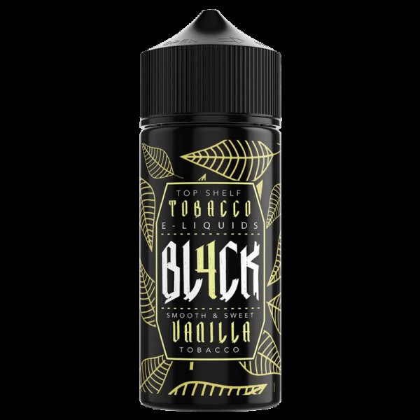 VANILLA TOBACCO E LIQUID BY BL4CK 100ML 70VG