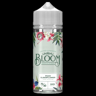 PEAR ELDERFLOWER E LIQUID BY BLOOM 100ML 70VG