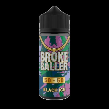 BLACK ICE E LIQUID BY BROKE BALLER 100ML 50VG