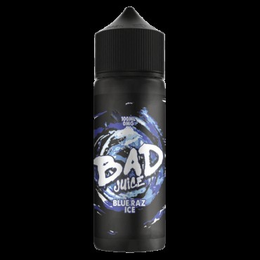 BLUE RAZ ICE E LIQUID BY BAD JUICE 100ML 70VG