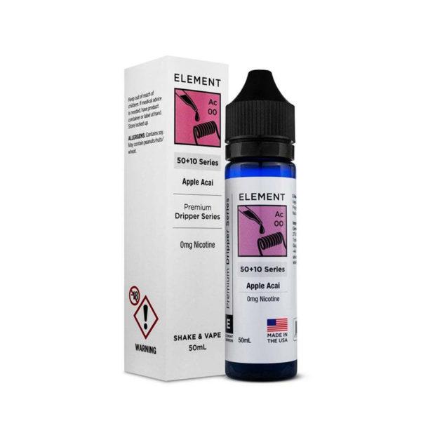 APPLE ACAI BY ELEMENT 50ML 80VG