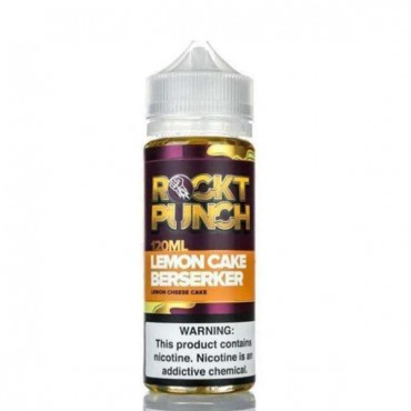 LEMON CAKE BERSERKER E LIQUID BY OKVMI - ROCKT PUNCH 100ML 70VG