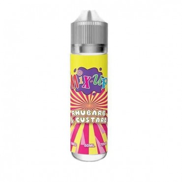 RHUBARB & CUSTARD E LIQUID BY MIX UP SWEETS 50ML 70VG