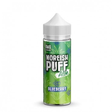 BLUEBERRY E LIQUID BY MOREISH PUFF - ALOE 100ML 70VG