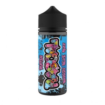 BANGIN BLUE RAZZ E LIQUID BY PUFFIN RASCAL 100ML 70VG