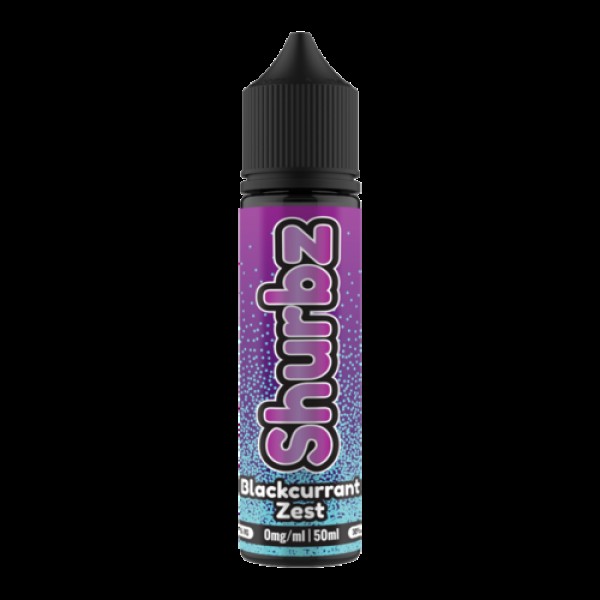 BLACKCURRANT ZEST E LIQUID BY SHURBZ 50ML 70VG