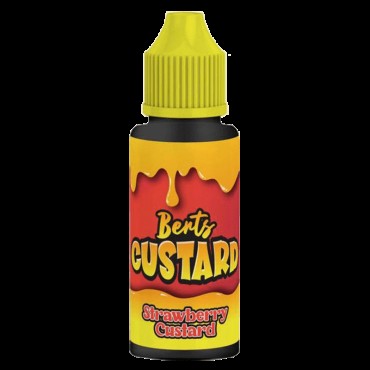 STRAWBERRY CUSTARD E LIQUID BY BERT'S CUSTARD 100ML 70VG