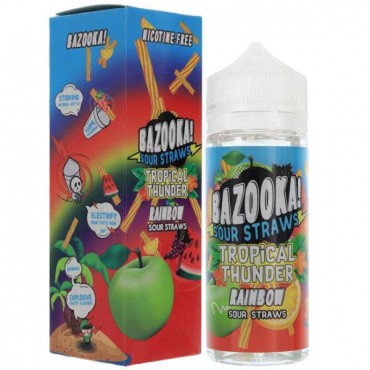 RAINBOW TROPICAL THUNDER E-LIQUID BY BAZOOKA 100ML 70VG