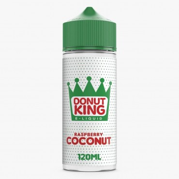 RASPBERRY COCONUT E LIQUID BY DONUT KING  100ML 70VG