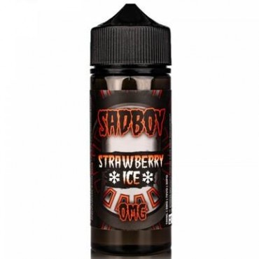 STRAWBERRY ICE E LIQUID BY SADBOY E LIQUID 100ML 75VG