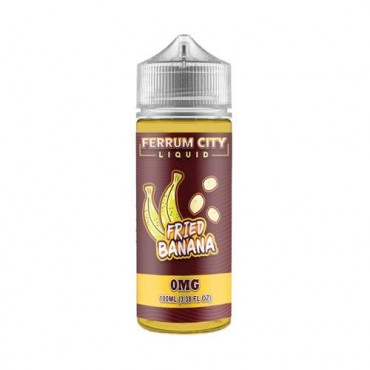 FRIED BANANA E LIQUID BY FERRUM CITY E LIQUID 100ML 70VG