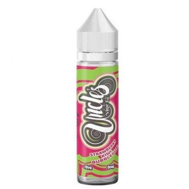 STRAWBERRY KIWI BUBBLEGUM E LIQUID BY UNCLES VAPE CO 50ML 70VG