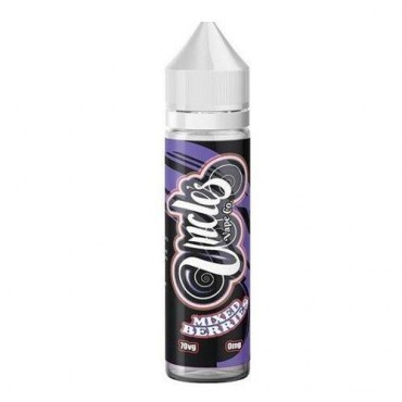 MIXED BERRIES E LIQUID BY UNCLES VAPE CO 50ML 70VG