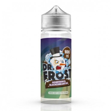 HONEYDEW AND BLACKCURRANT  ICE E LIQUID BY DR FROST 100ML 70VG