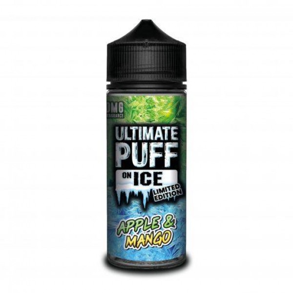 APPLE & MANGO E LIQUID BY ULTIMATE PUFF ON ICE 100ML 70VG