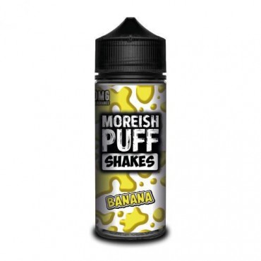 BANANA E LIQUID BY MOREISH PUFF - SHAKES 100ML 70VG