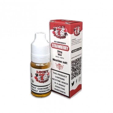 STRAWBERRY NICOTINE SALT E-LIQUID BY LUCKY 7