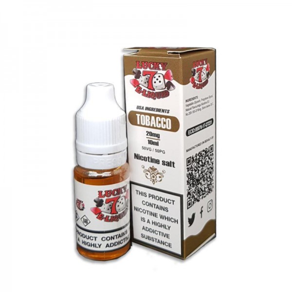 TOBACCO NICOTINE SALT E-LIQUID BY LUCKY 7