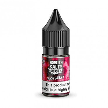 RASPBERRY SHERBET NICOTINE SALT E-LIQUID BY MOREISH SALTS