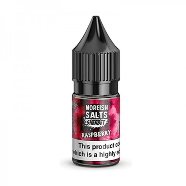 RASPBERRY SHERBET NICOTINE SALT E-LIQUID BY MOREISH SALTS