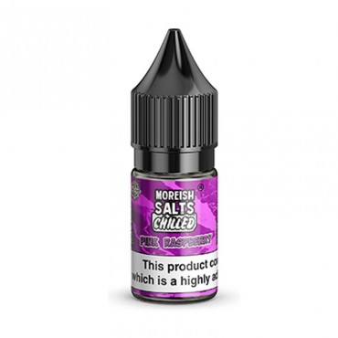 PINK RASPBERRY CHILLED NICOTINE SALT E-LIQUID BY MOREISH SALTS