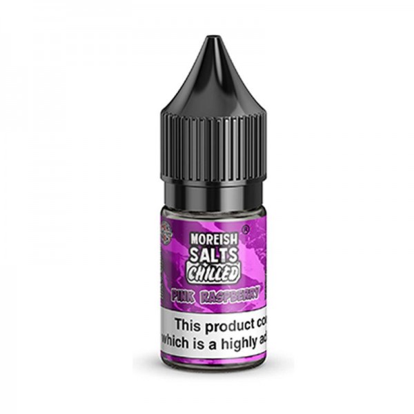 PINK RASPBERRY CHILLED NICOTINE SALT E-LIQUID BY MOREISH SALTS