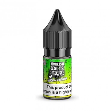 LEMON & SOUR APPLE CANDY DROPS NICOTINE SALT E-LIQUID BY MOREISH SALTS