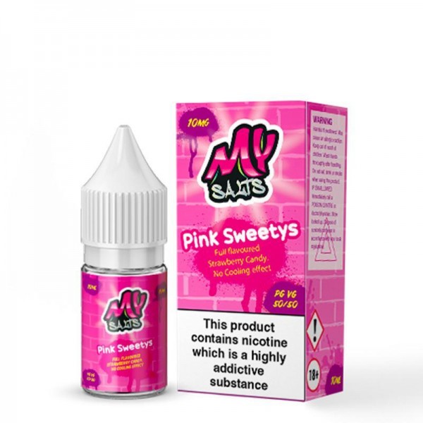 PINK SWEETYS NICOTINE SALT E-LIQUID BY MY SALTS