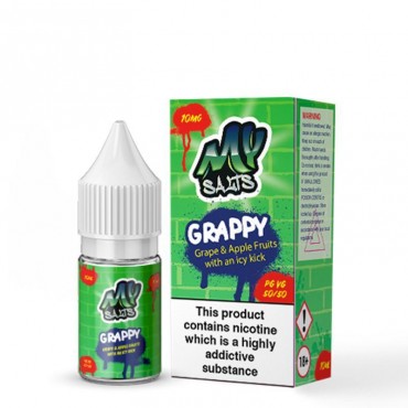 GRAPPY NICOTINE SALT E-LIQUID BY MY SALTS