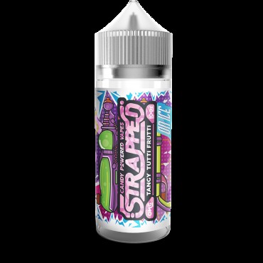 TANGY TUTTI FRUITTI ON ICE E LIQUID BY STRAPPED 100ML 70VG
