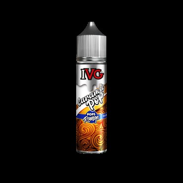 CARAMEL LOLLIPOP E LIQUID BY I VG POPS RANGE 50ML 70VG