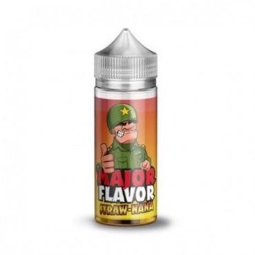 STRAW-NANA E LIQUID BY MAJOR FLAVOUR 100ML 70VG