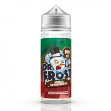 APPLE AND CRANBERRY ICE E LIQUID BY DR FROST 100ML 70VG