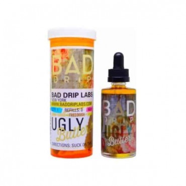 UGLY BUTTER E LIQUID BY BAD DRIP 50ML 80VG